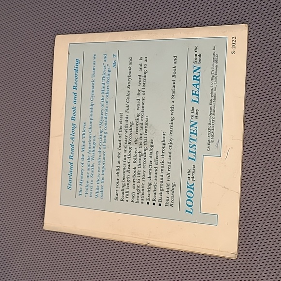 1984 Mr. T The Mystery of the Mind Thieves 33 1/3 RPM Story Book Record - Picture 5 of 7